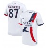 Paris Saint-Germain Joao Neves #87 Bortatröja 2024-25 Korta ärmar